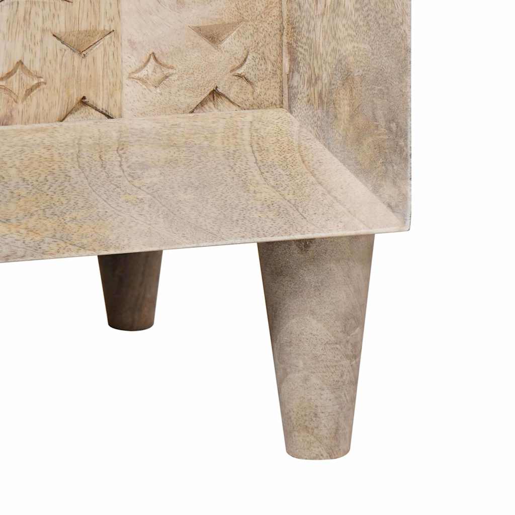 Bathroom Cabinet White 62 x 33 x 58 cm Solid Wood Mango